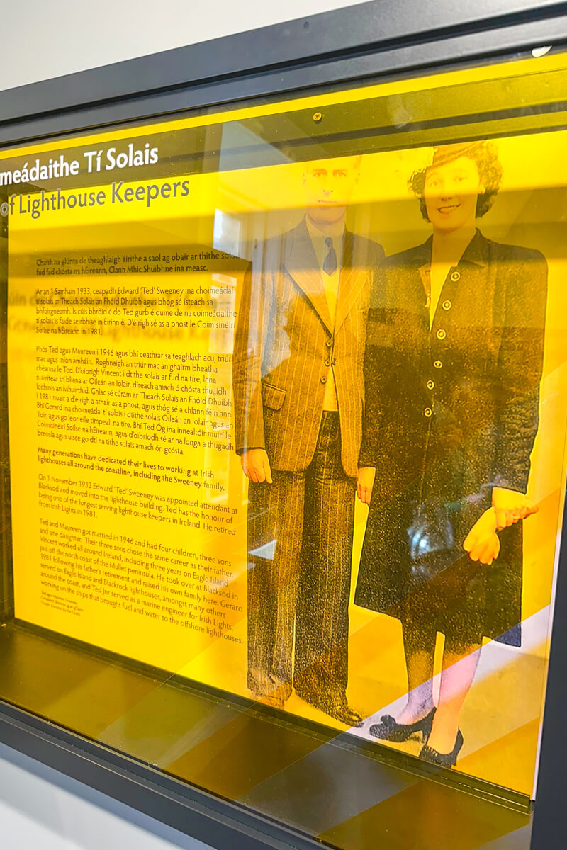 The story of the lighthouse keepers of Blacksod Lighthouse.