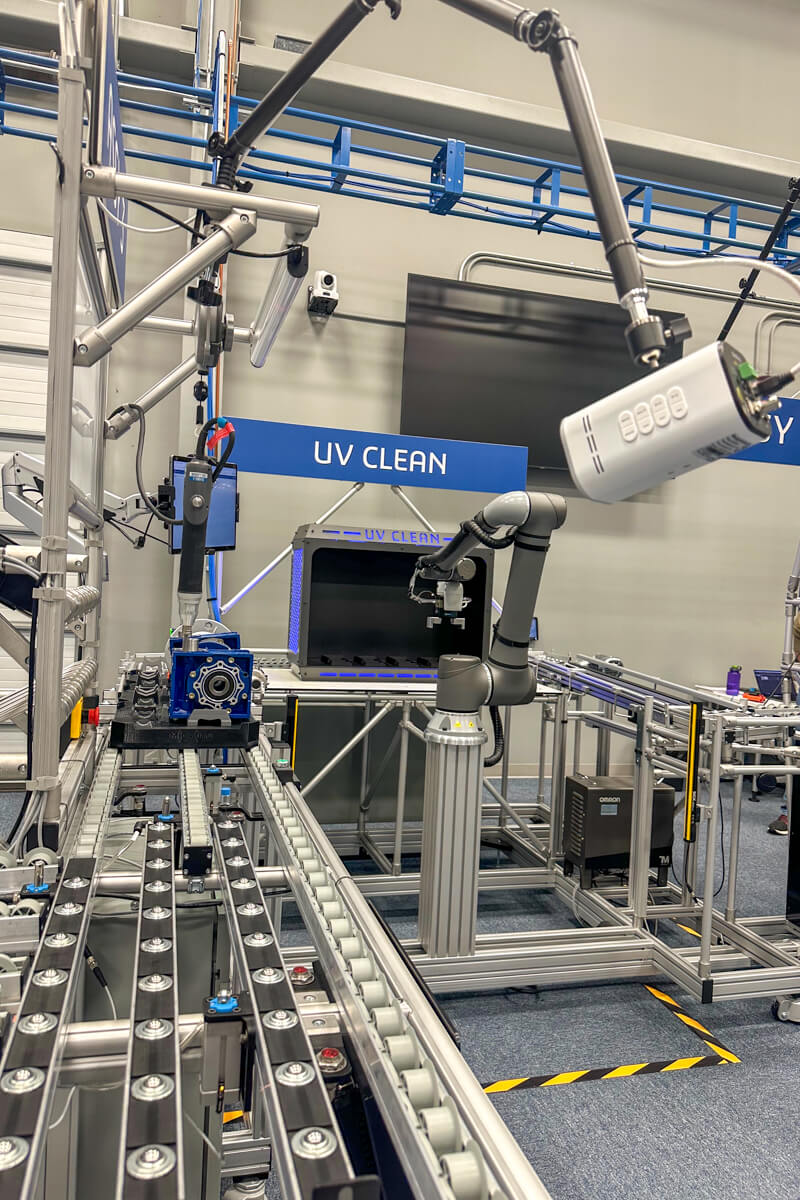 Metal robotic setup for making aviation replacement parts