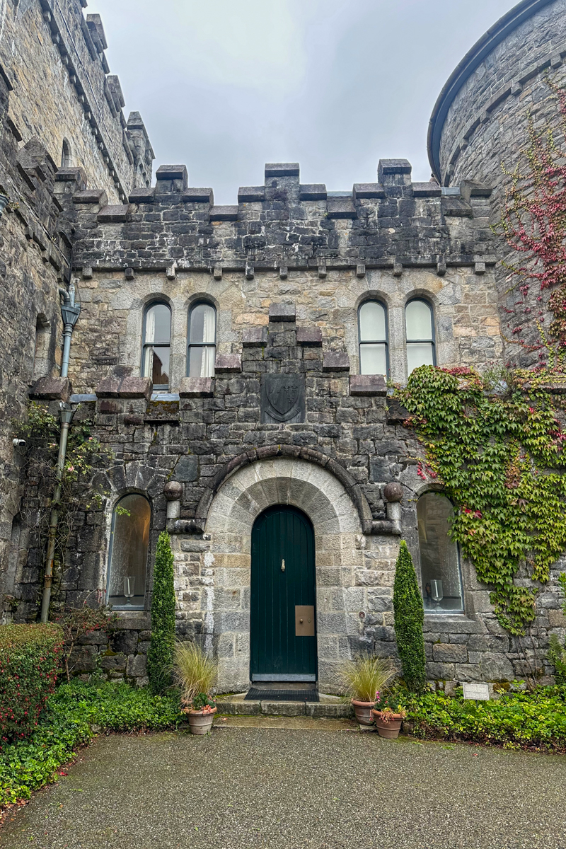 The front door to Glenveagh Castle