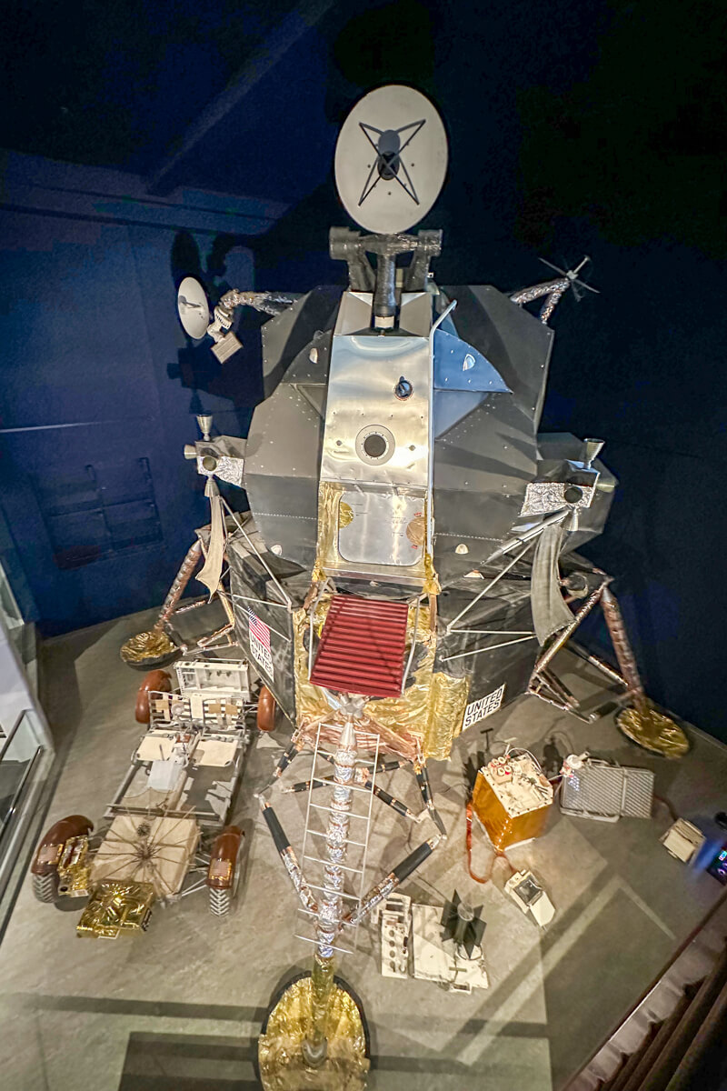 Mars exploring technology display at the Cosmosphere space museum in Hutchinson, Kansas